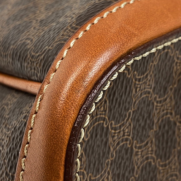 Celine Macadam Pattern All Over Canvas Handbag Brown - Picture 3 of 7